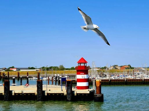 Insel Föhr - Leuchtturm an der Mole